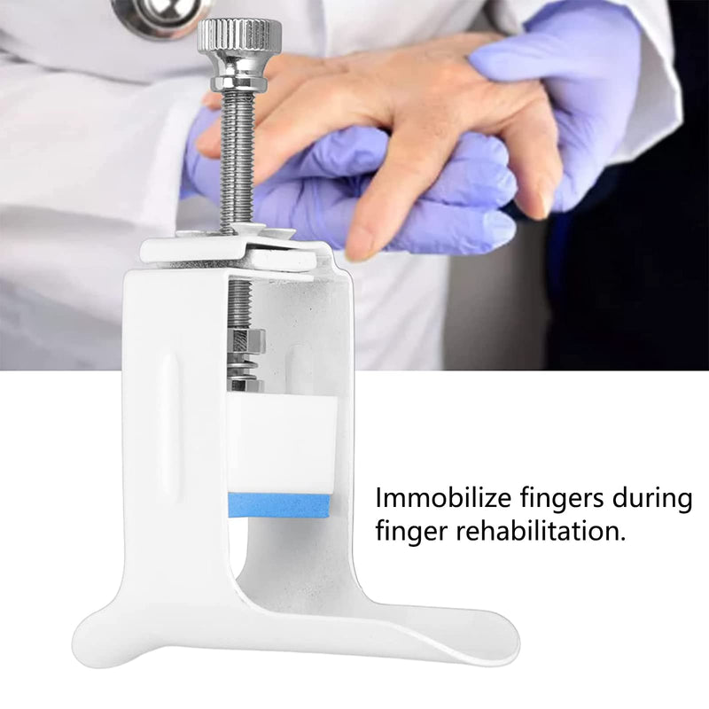 Watris Veiyi Finger Joint Straightener, Finger Joint Extension Splint, Finger Fixed Rehabilitation, White Average Size Hand Injury Joint Support Pressing Device for Finger Pain Easy Pressing Splint - BeesActive Australia