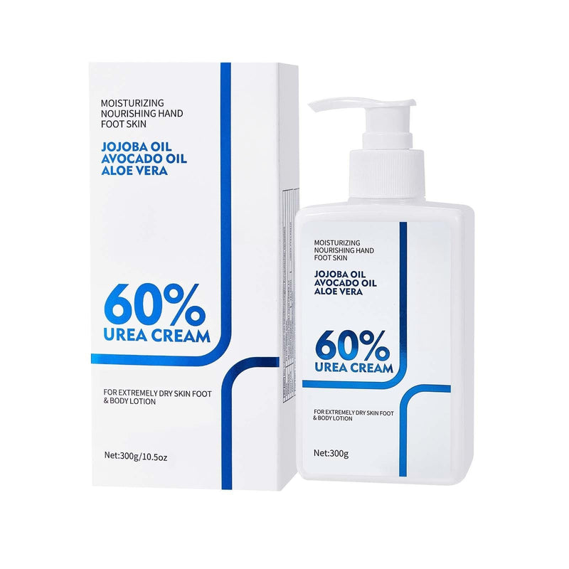 Urea Cream 60 Percent Body Lotion 10.58 Oz, Body Lotion for Dry Skin, Skin Moisturizing Lotion for Extremely Dry Skin, Non Greasy Body Cream