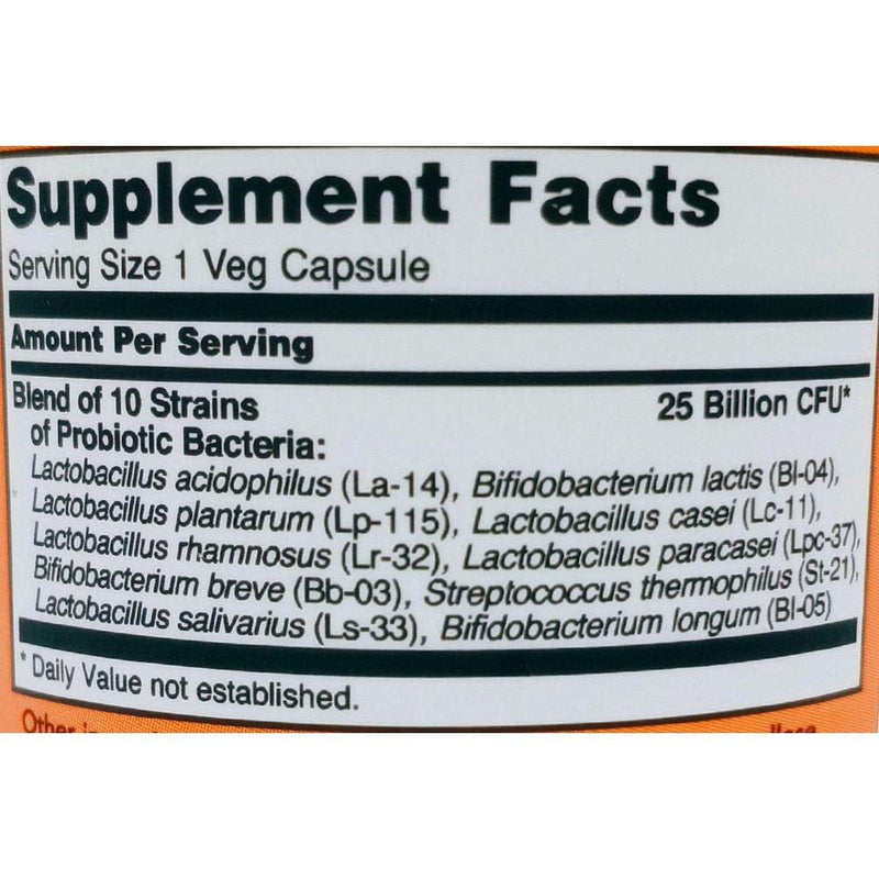 Now Probiotic-10 25 Billion, 50 Count (Pack of 2) 50 Count (Pack of 2)