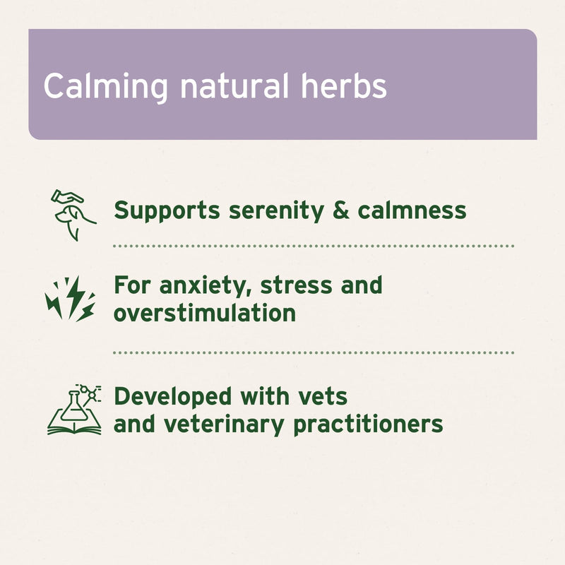 AniForte Calm & Relax 100g for Dogs - Natural Stress & Anxiety Relief Powder, Calming Product In Cases Of Anxiety from Separation, Fireworks, Travelling, Hyperactivity, Aggression