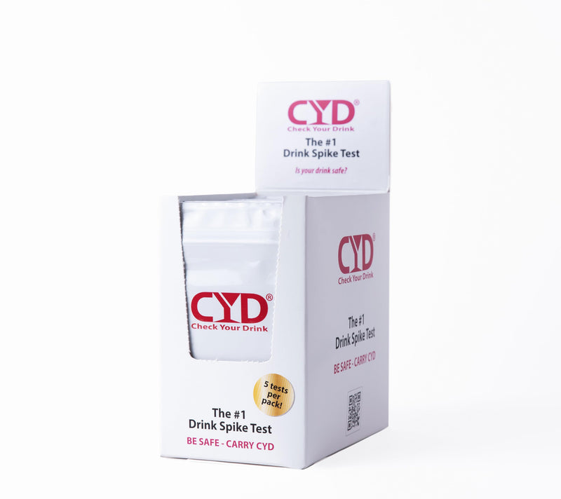 Check Your Drink. Avoid Drink Spiking. Detect GHB or KETA Using The Personal Test Strips. 5 Test Strips - 1 Pouch Contains 5 Test Strips - BeesActive Australia
