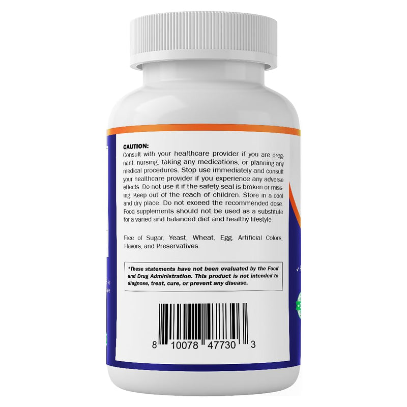 Vitamatic Calcium 1200mg with Vitamin D3 2000 IU (50mcg) – Bone & Immune Support Formula – 240 Tablets – High Absorption Calcium Carbonate with D3 – Non-GMO, Gluten-Free