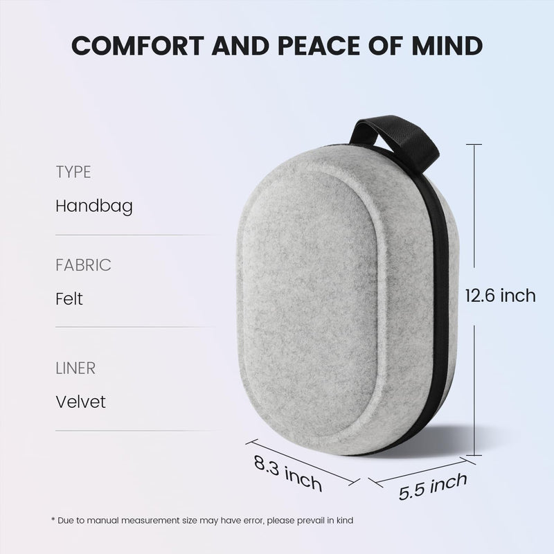 Hard Carrying Case Compatible with Apple Vision Pro and Accessories, Travel Case Lightweight and Portable Protection for VR Gear/Battery/Adapter/Cables, Ultra-Sleek Design - BeesActive Australia