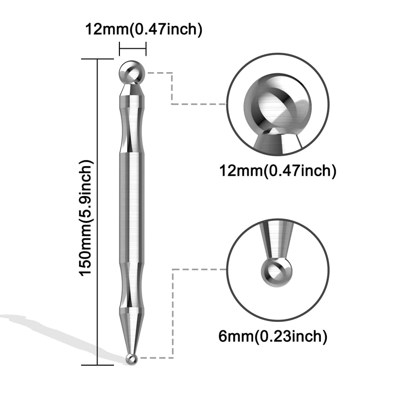 Acupuncture Pen, Facial Reflexology Tools Stainless Steel, Trigger Point Massager Tool, Deep Tissue Massage Tool - BeesActive Australia