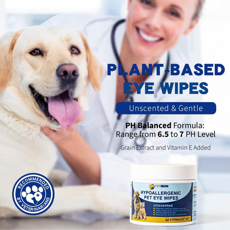 Hypoallergenic Pet Eye Wipes - BeesActive Australia