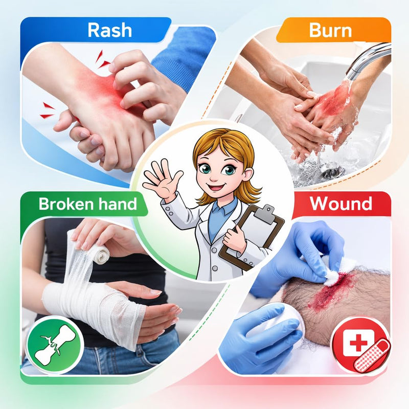 Waterproof Hand Cast Cover for Shower Adult, Reusable Watertight Wrist Protector for After Surgery Broken Hand Finger, Medical Grade Comfortable Bandage Sleeve Bag for Burns Wound [2026 Upgrade] - BeesActive Australia