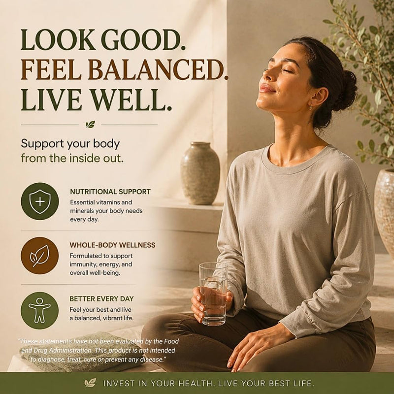 Liquid Multivitamin Complete – Energy & Overall Wellness Support with 29 Essential Nutrients, Halal Supplement, Made in USA