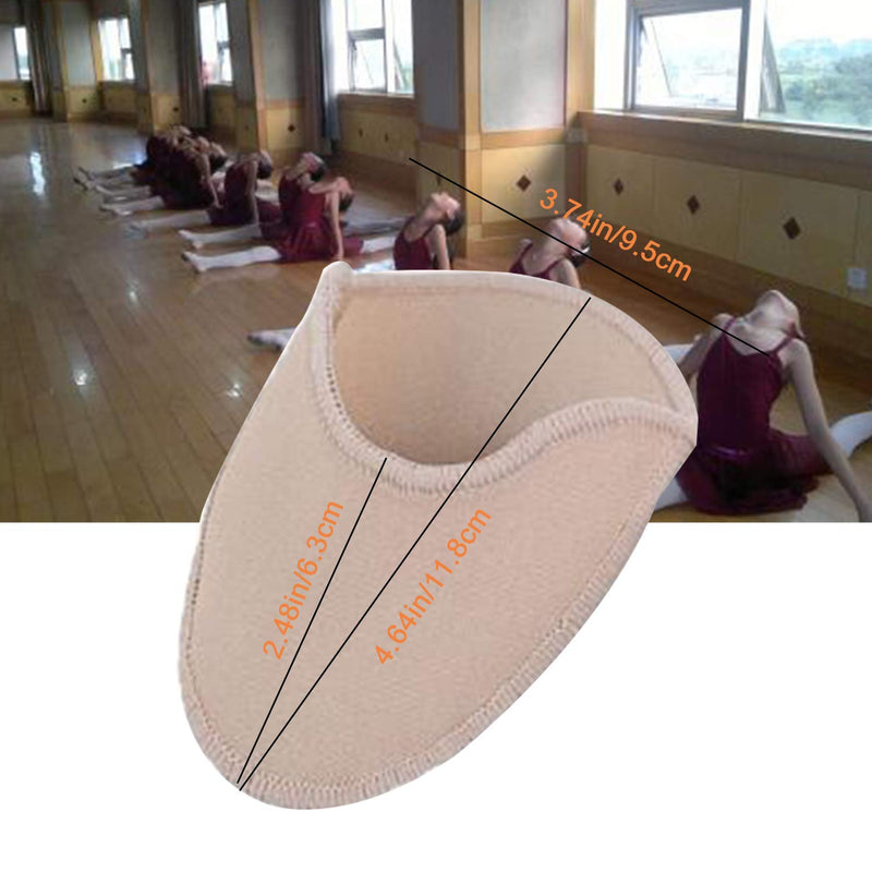 Toe Pouches Pads, Gel Toe Cover for Women's 6-10 for Heel, Toe Pads to Protect Toes or Feet,Dance,Ballet, Point Shoes - 1 Pairs (Toe Pouches Pads)