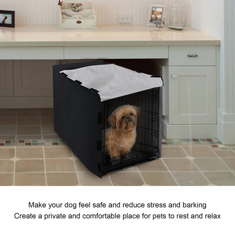 HEEPDD Dog Crate Cover, Waterproof Dog Kennel Cover Wire Cage Cover for Indoor Outdoor Cold Weather (42L x 27.2W x 29.9H inch) - BeesActive Australia