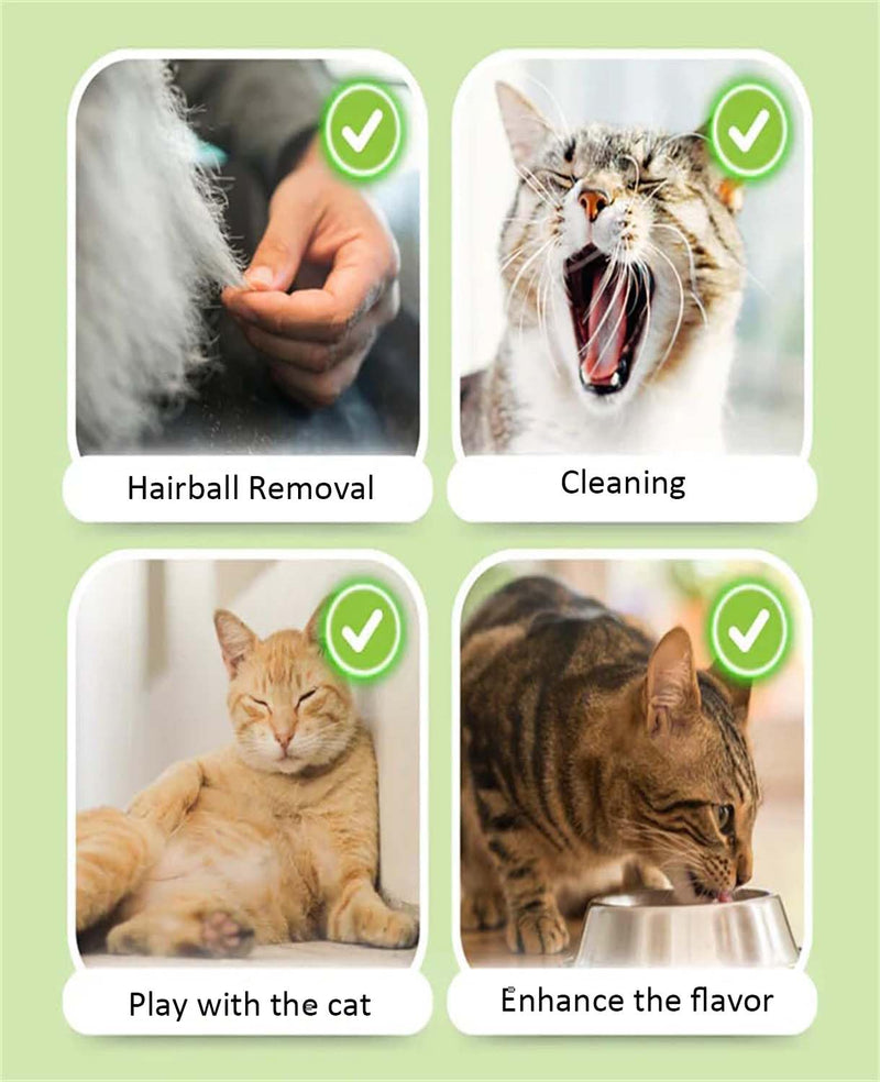 18PCS Cat Grass Sticks,Cats Grass Chew Sticks,Cat Teeth Cleaning Molar Rod for Cats Indoor,for Hairball Removal
