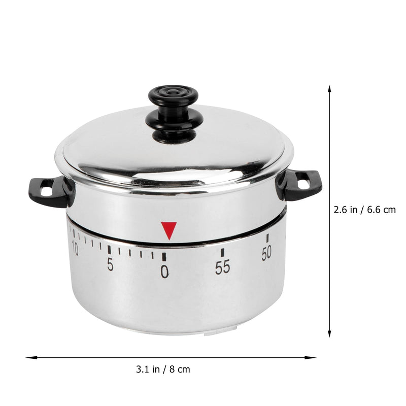 HANABASS Mechanical Kitchen Timer 60 Minutes Rotating Countdown Timer for Cooking Baking and Home Use Easy to Read Numbers Loud Alarm Battery-Free Design Compact 3.14X2.59X2.40 Inch - BeesActive Australia