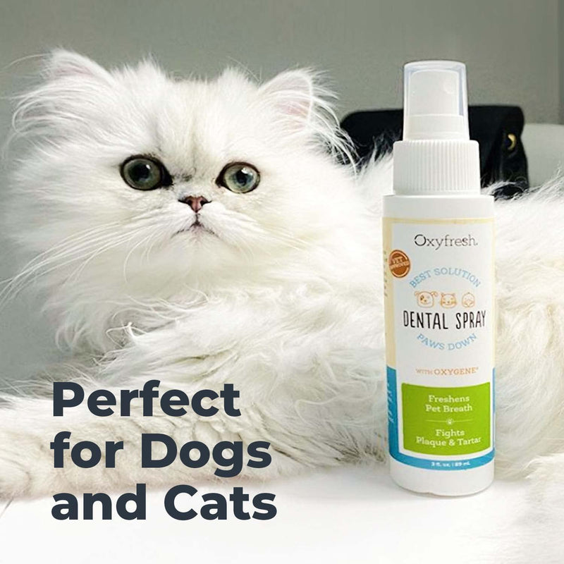 Oxyfresh Advanced Pet Dental Spray – Instant Pet Fresh Breath: Easiest No Brushing Pet Dental Solution for Dogs and Cats – Best Way to Fight Pet Plaque, Keep Teeth & Gums Healthy. 8oz. Top Seller 8oz - BeesActive Australia