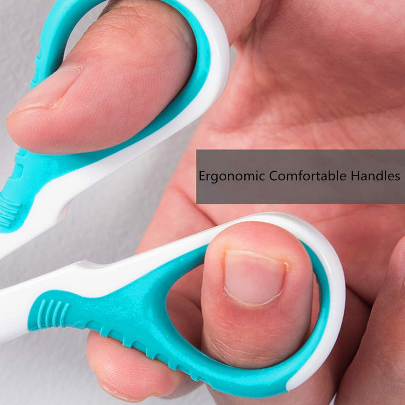Upgraded 2 Pcs Pet Nail Clippers and Trimmer - Professional Pet Nail Clippers and Claw Trimmer for Cats, Small Dogs, and Any Small Pets (LJ-ZXS-120211) 2 Pack Blue - BeesActive Australia