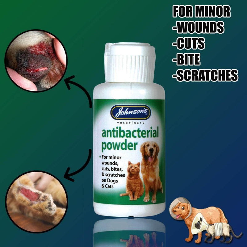 Johnsons Anti Bacterial Powder for Dogs (TP)(JAWP)