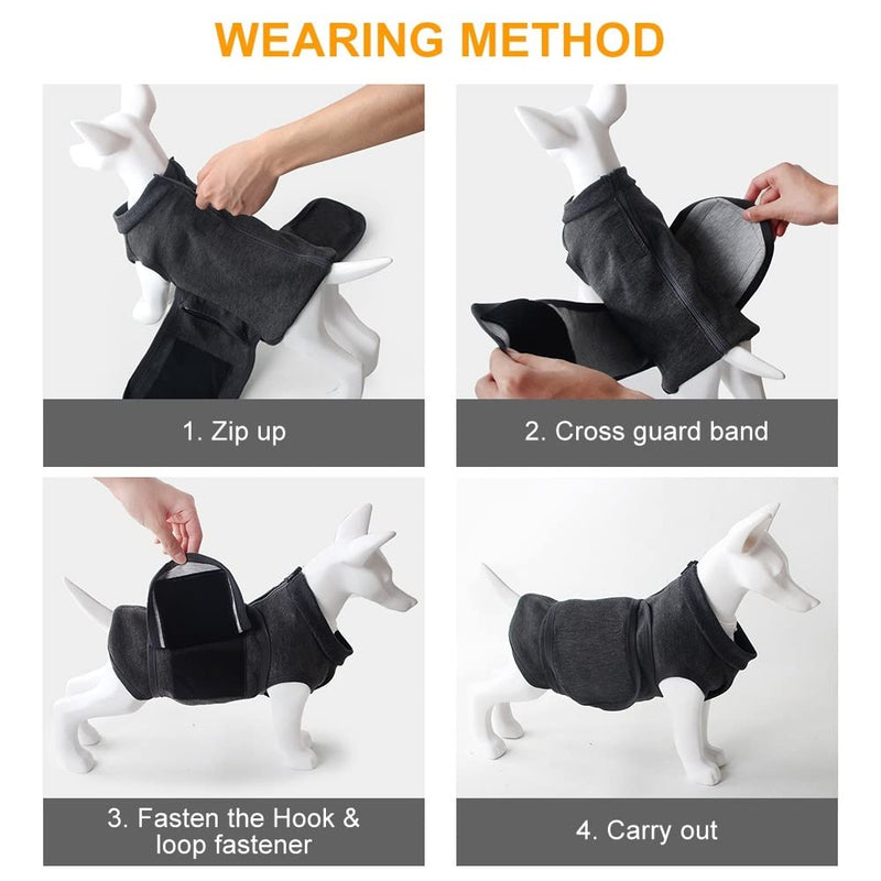 Dog calming vest, dog anxiety shirt, breathable anti-anxiety jacket, calming for small, medium and large dogs - BeesActive Australia