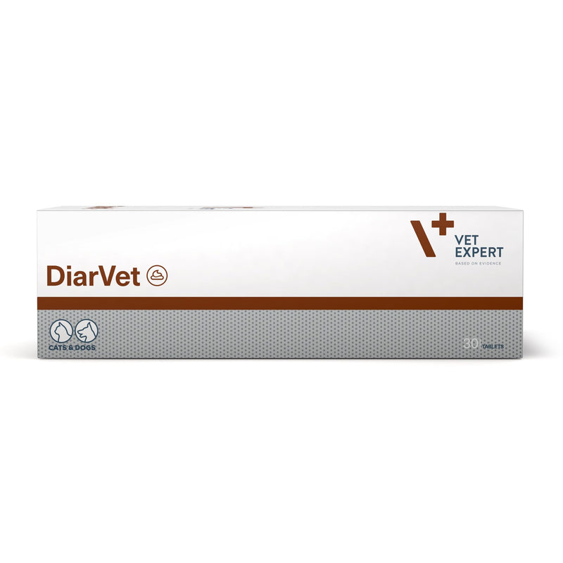 Vet Expert DiarVet, 6 Capsules, Digestive Supplement for Diarrhoea Relief in Cats & Dogs (General Size) General Size