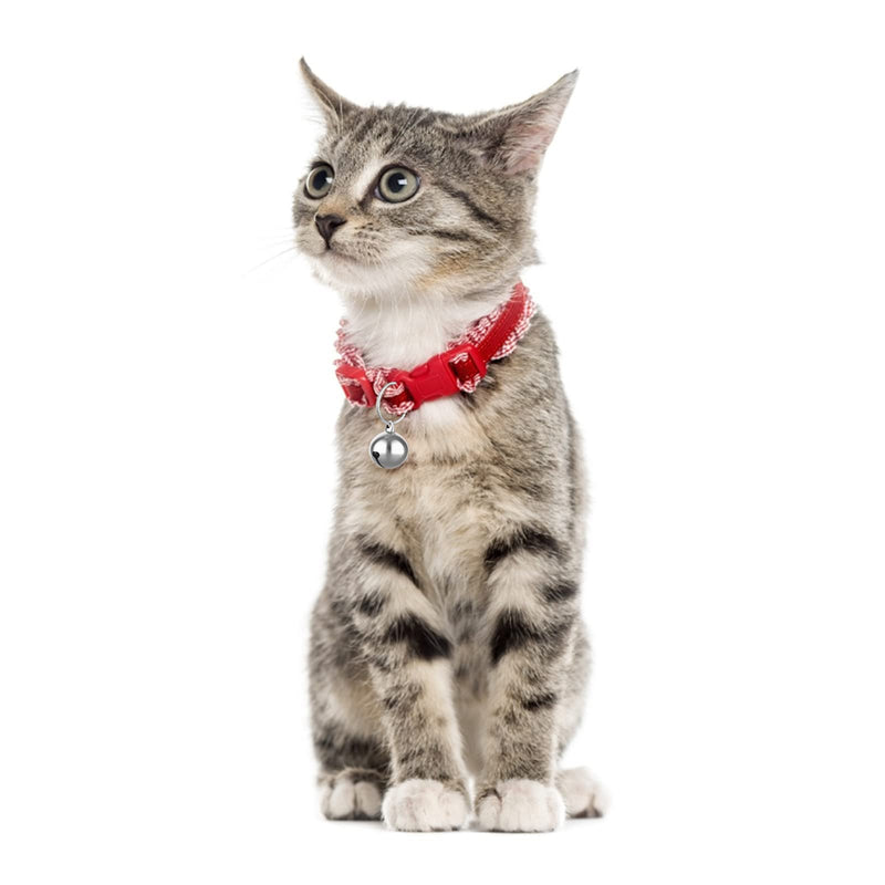 Molain Pack of 24 Cat Bells with Key Ring Dog Collar Bells Training Bells Collar Pendant Pet Accessories Festival Party DIY Small Bells Silver - BeesActive Australia