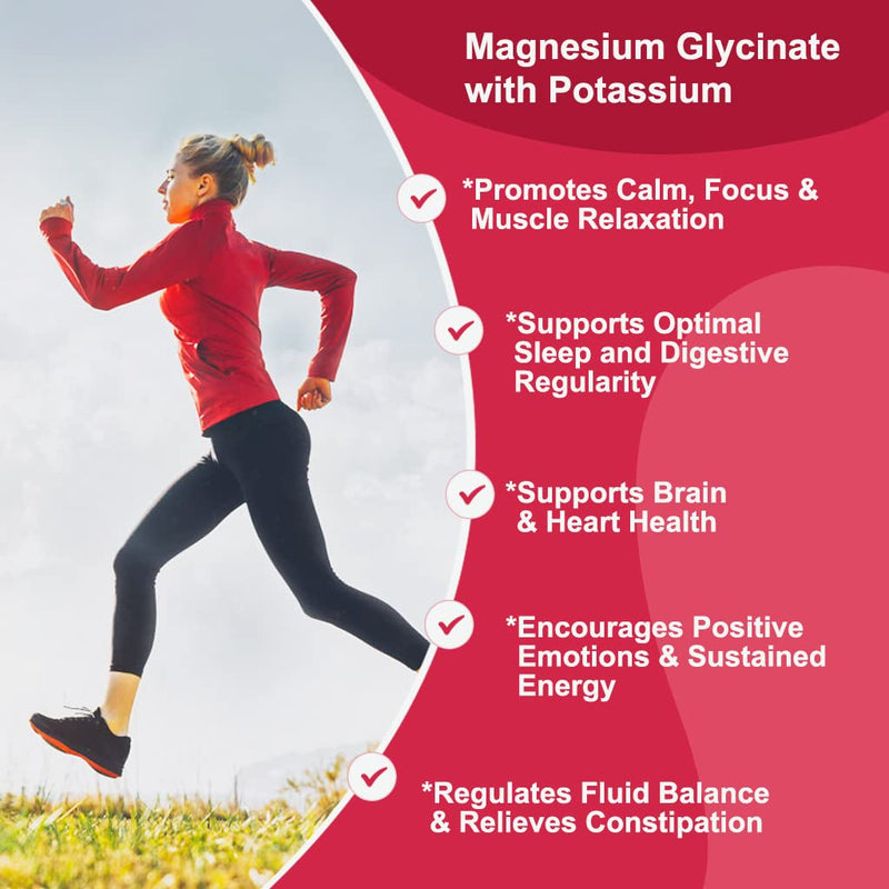 Magnesium Glycinate Gummies 400 mg with 100 mg Composite magnesium - Chelated Magnesium Potassium Supplement with Vitamin D, B6 Supports Calm, Sleep, Memory & Muscle Cramps,Sugar Free - 60 Gummies 60 Count (Pack of 1)