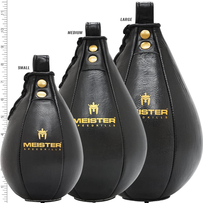 Meister SpeedKills Leather Speed Bag with Lightweight Latex Bladder medium (9.5" x 6")