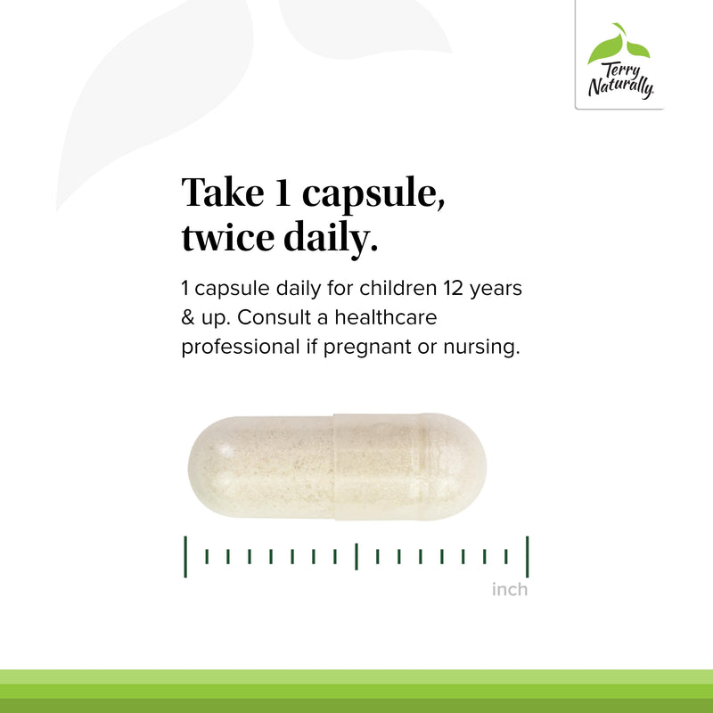 Terry Naturally Acne Essentials - Clear Skin & Oil Balance - 60 Count | Skin Clarity, Oil Balance and Healthy Inflammation Response Support. 60 capsules.
