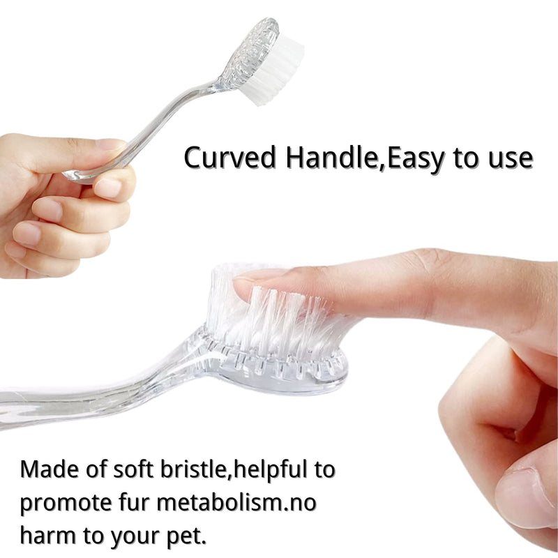 4 Pack Hamster Brush - Small Animal Bath Brush with Lid Soft Cleansing Brush Massage Combs for Hedgehog Guinea Pig Rabbit Chinchilla Ferret Small Animal Grooming Tool Cleaning Supplies-Random Color - BeesActive Australia
