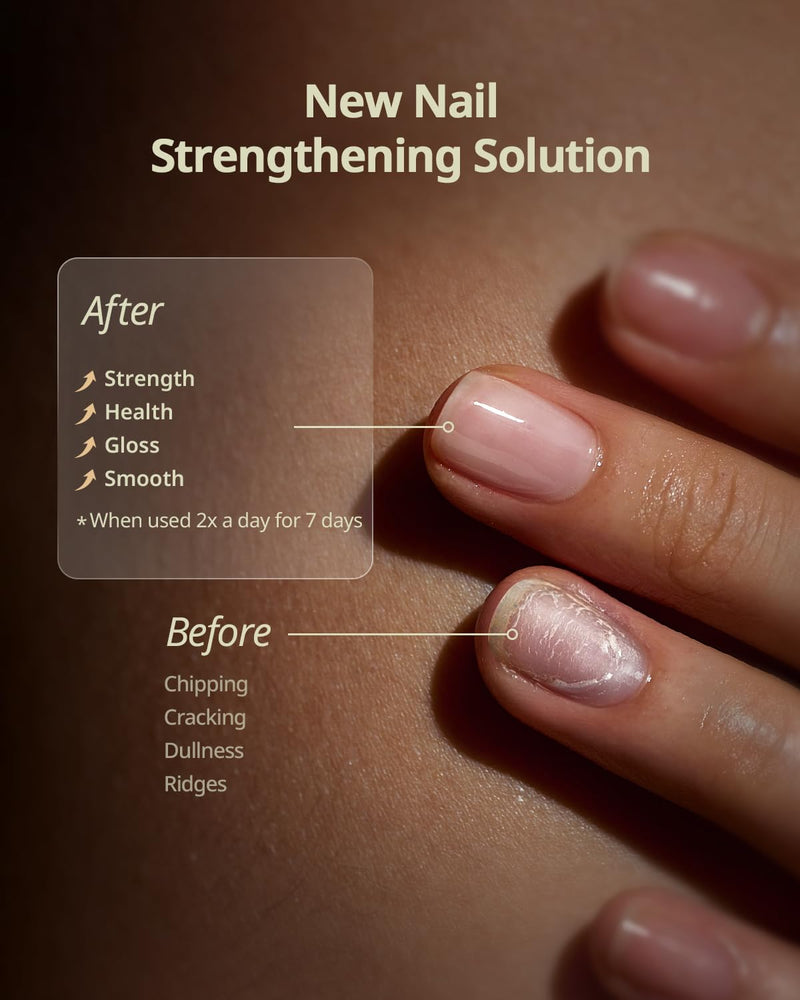 BTARTBOXNAILS Naillush Nail Strengthener & Growth - Repair Damaged Nails, Strengthen Weak & Thin Nails, Extra Strong Nail Growth Treatment, Long Lasting Nail Hardener, 15ml C-Naillush Nail Strengthener & Growth 15ml - BeesActive Australia