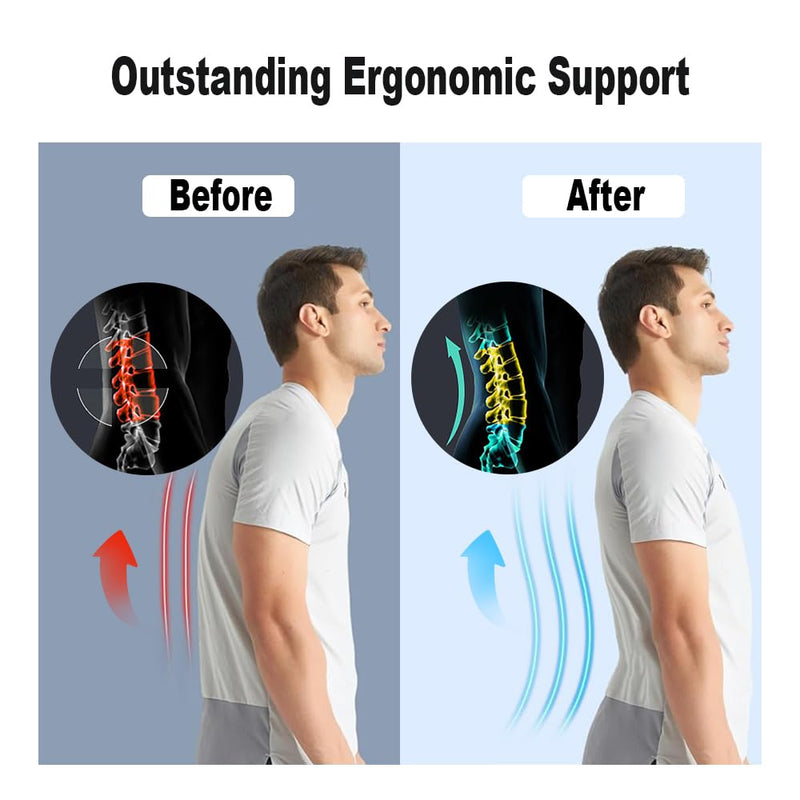 YAHA Back Brace for Lower Back Pain Relief for Women/Men with Lumbar Pad, Back Support Belt with 7 Stays for Heavy Lifting, Sedentariness, Breathable Lumbar Support for Herniated Disc, Sciatica - M M(Waist 33"-39") A
