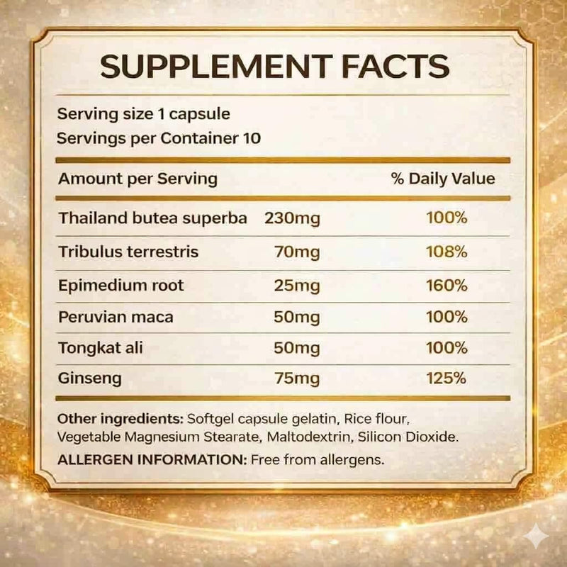 PowerPro++ Energy Support Supplement – Extra Strength Formula to Support Energy, Endurance & Daily Performance – 10 Capsules (1 Box)