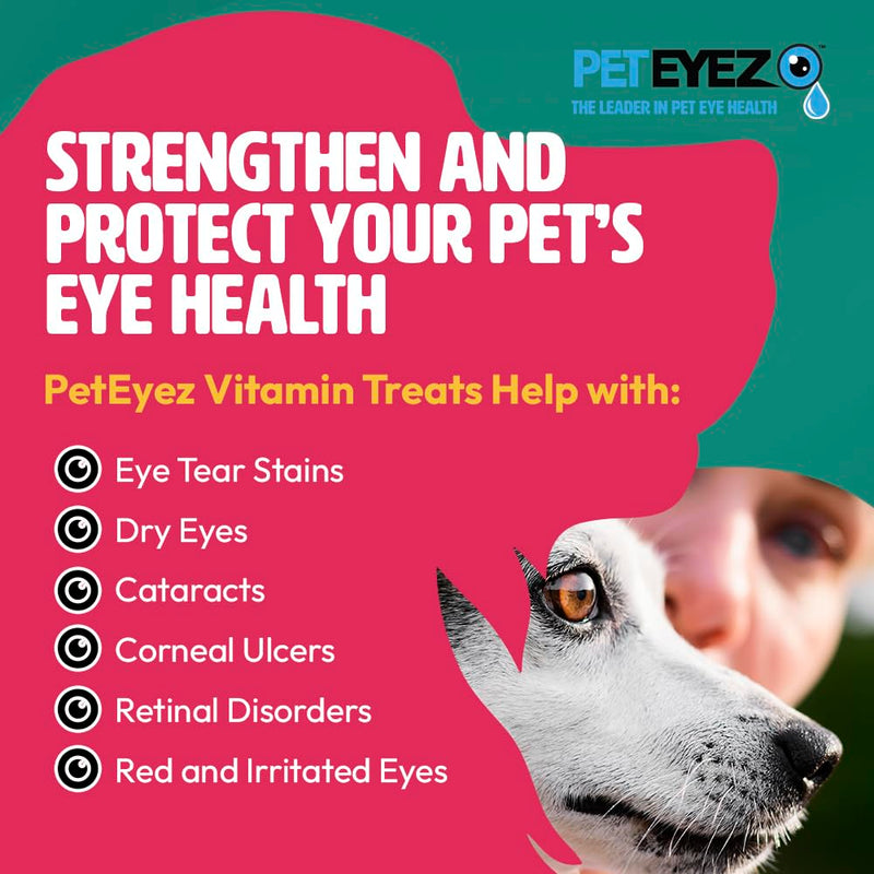 Tear Stain Remover Vitamin Treats for Dogs - Support Eye Health & Reduce Itching & Tear Stain Buildup - 100% Natural Dog Treats w/Superfoods, Antioxidants & Nutrients - Beef Flavor - 1oz Beef Liver - BeesActive Australia