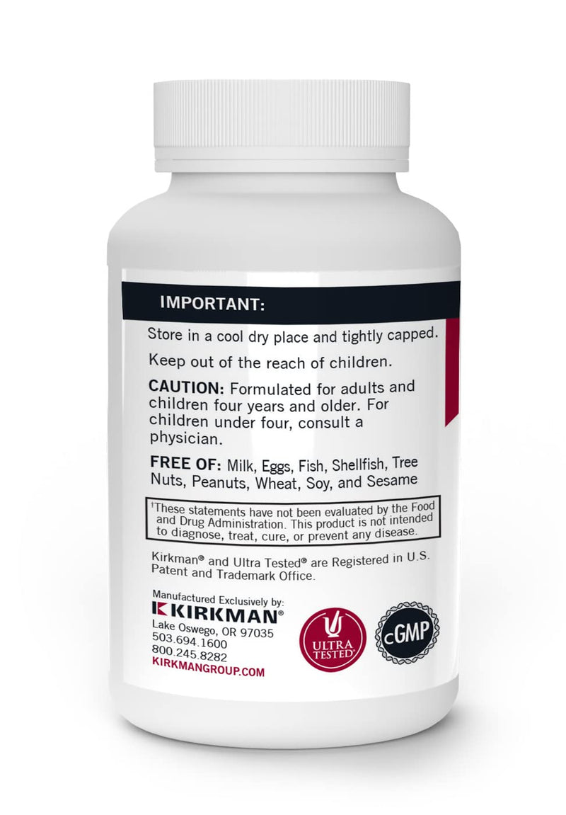 Kirkman - Vitamin C 250 mg - 250 capsules - Powerful Antioxidant - Supports Immune Health - Hypoallergenic