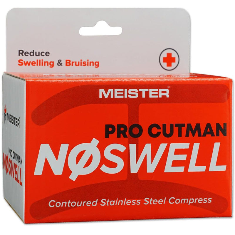 Meister Pro Cutman Contoured No-Swell - Stainless Steel Compress for Bruises, Cuts & Black Eyes