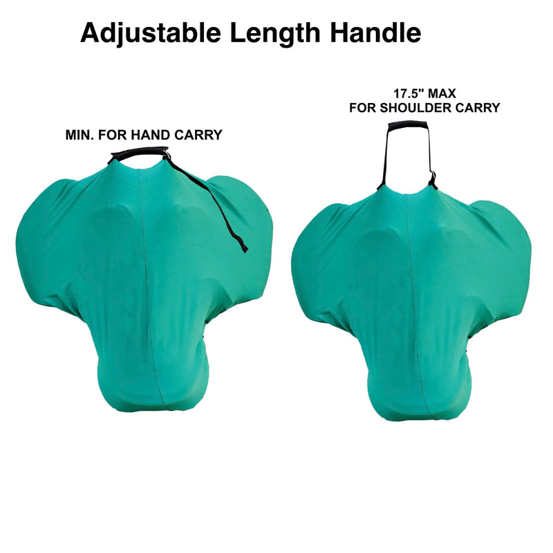 Majestic Ally English Saddle Cover with Adjustable Handle, 4-Way Stretch Spandex/Elastane Fabric, Multiple Colors (Hunter Green) Hunter Green - BeesActive Australia