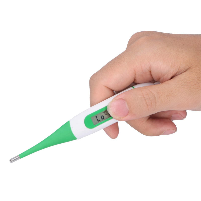 Fever thermometer for horses, cattle, digital pet thermometer, waterproof animal thermometer with flexible temperature probe, for pet owners of dogs, cats, veterinarians - BeesActive Australia