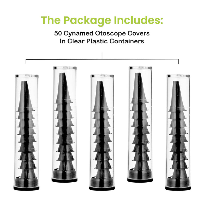 CynaMed Disposable Otoscope Covers (50-Pack) – Plastic Specula Tips, 2.5mm & 4mm Speculum for Otoscope - BeesActive Australia