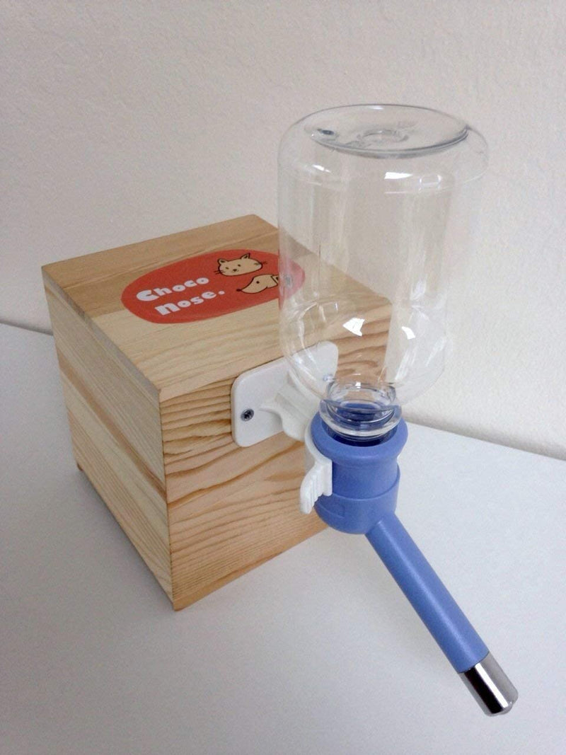 Choco Nose Patented No-Drip Dog Water Bottle/Feeder for Dogs/Cats and Other Small-Medium Sized Animals - for Cages, Crates or Wall Mount. 10.2 Oz. Mess Free Leak-proof Nozzle 16mm, Blue (C590) Small to Medium Sized Dogs and Cats - BeesActive Australia