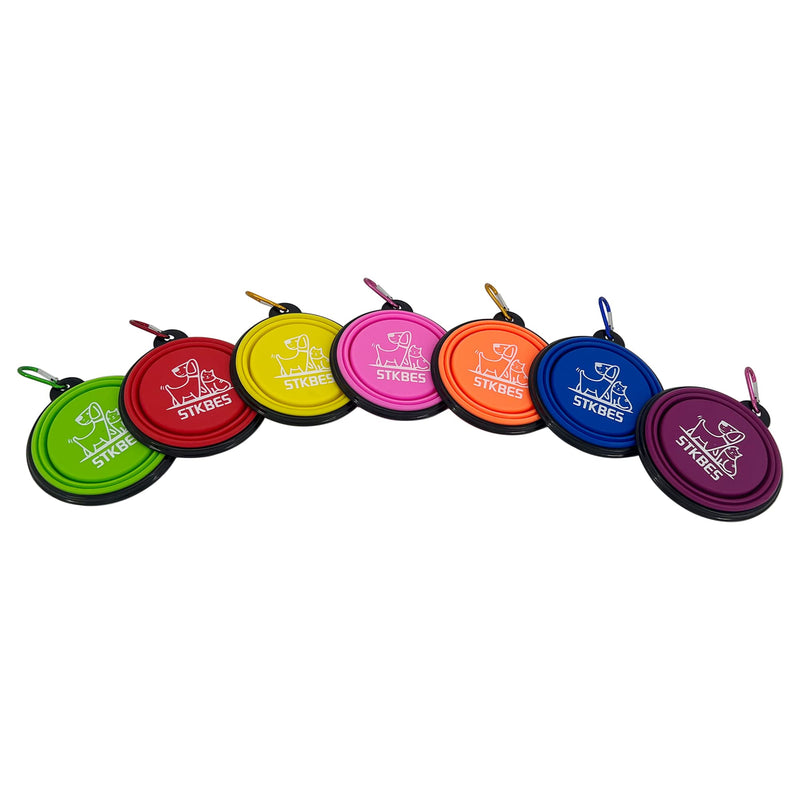 Collapsible Dog Bowl, 10 Pack, Portable, Safe, Reusable, Suitable for Indoor and Outdoor Activities - BeesActive Australia