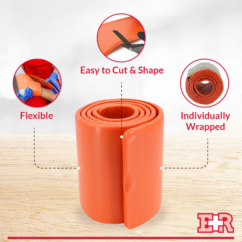 Ever Ready First Aid Universal Aluminum Splint, 36 Inch Rolled – 3 Pack One Size - BeesActive Australia