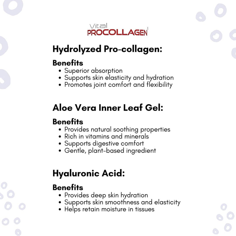 Natural Energy Vital Procollagen - Liquid Hydrolyzed Collagen Protein with Hyaluronic Acid and Glucosamine Chondroitin Sulfate Anti-Aging Factor for Men and Women 16oz |New Snickerdoodle Flavor| 1