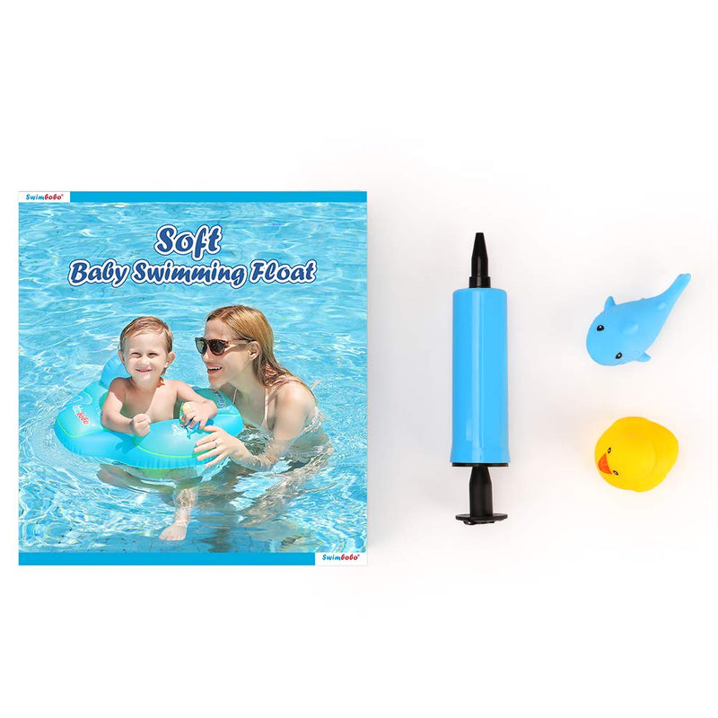 Swimbobo Baby Swimming Pool Float Inflatable Toddler Swim Pool Seat Floating Ring for Kids Aged 2-4 Years Old (Blue,Large) - BeesActive Australia