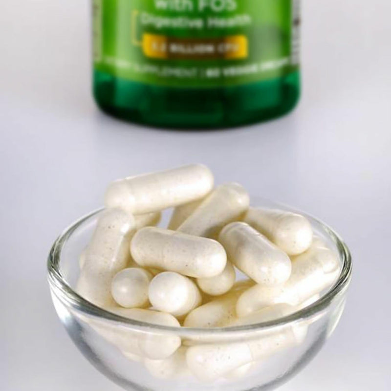 Swanson Dr. Stephen Langer's 16-Strain Probiotic with Prebiotic FOS for Gut-Health-Conscious Adults with 3.2 Billion CFU (60 Vegan Capsules, 4 Pack) 60 Count (Pack of 4)