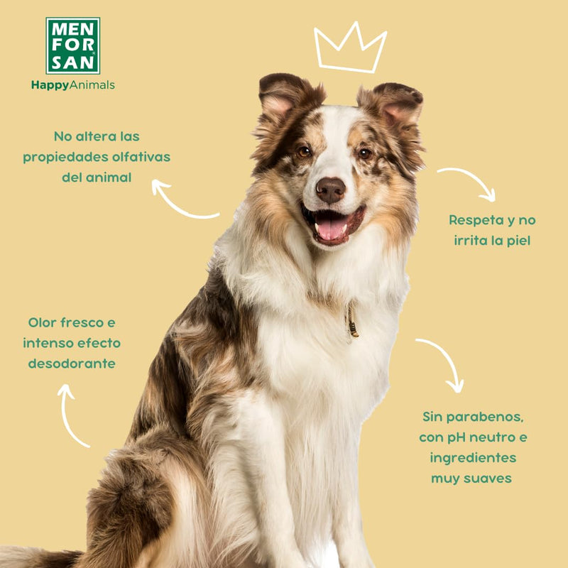 Menforsan Eau de Toilette for dogs with vanilla aroma 125 ml - pack of 3 units - BeesActive Australia