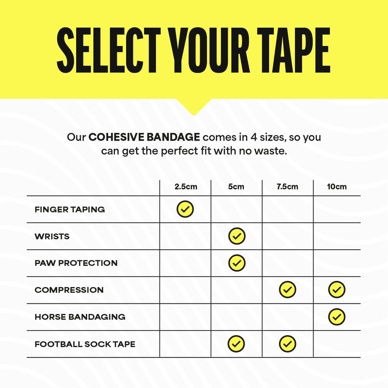 6 Rolls SPORTTAPE Self-Adhesive Football Sock Tape - 5 cm x 4.5 m - Blue - Cohesive Bandage Sock Tape Sock Tape - Foot and Wrist Bandage Athletes - Pet Vet Wrap Fixing Bandage for Horses Dogs 5 x 450 cm (6 Rolls) - BeesActive Australia