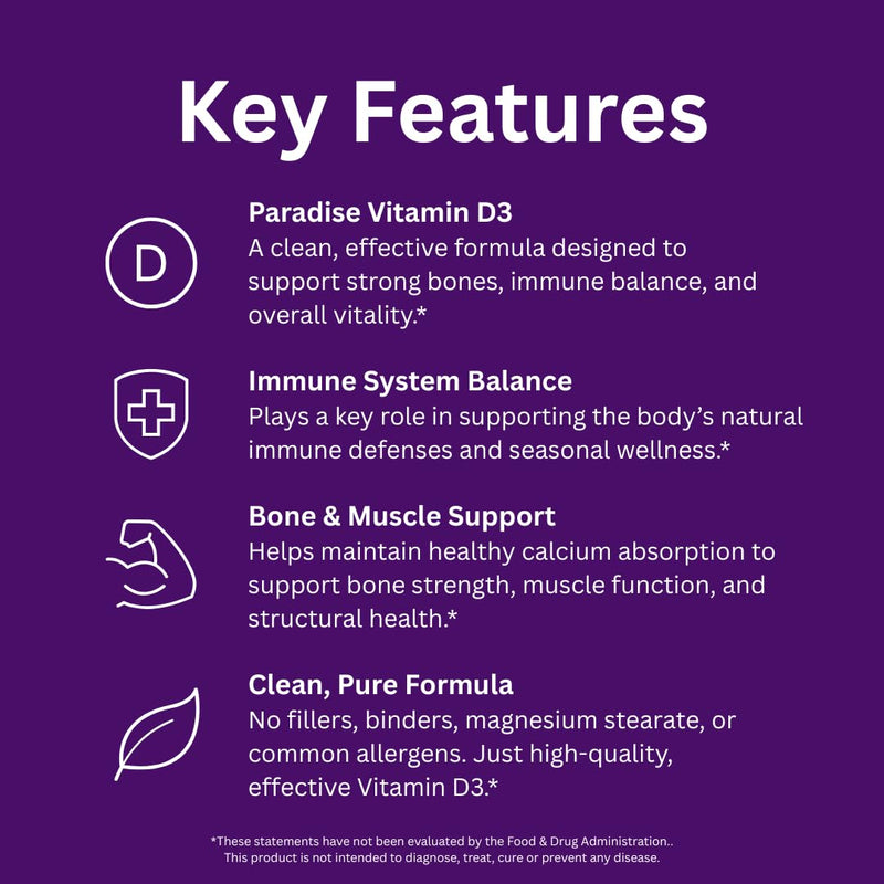 Paradise Herbs Earth's Blend Vitamin D3, 90 Vegetarian Capsules | Superfoods base with probiotics, organic alkalizing greens, veggies and berries in a dietary supplement formula 90 Count (Pack of 1)