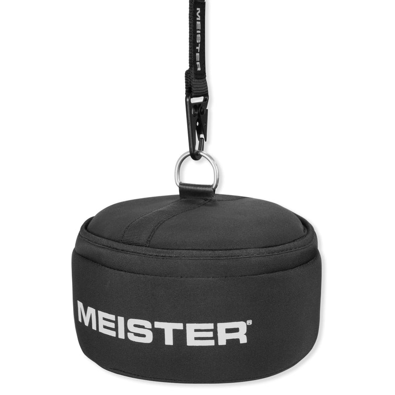 Meister SlipStrike Water-Filled Boxing Slip Bag w/Hanging Strap & Carabiners Black 7" Diameter x 4" Height - BeesActive Australia