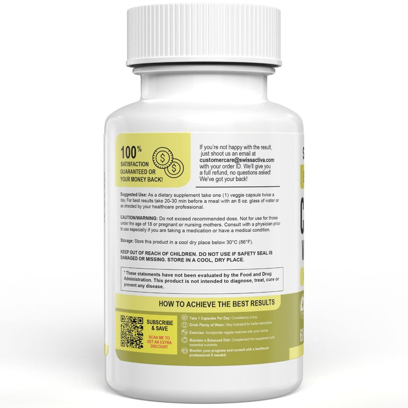Swiss Activa+ Labs Vitamin D3 & K2 Supplement, Bone, Heart & Immune Support | D3 K2 Vitamins for Men & Women, Muscle Function, Immune & Heart Health, Vegan, Non-GMO, 60 Day Supply 60 Count (Pack of 1)