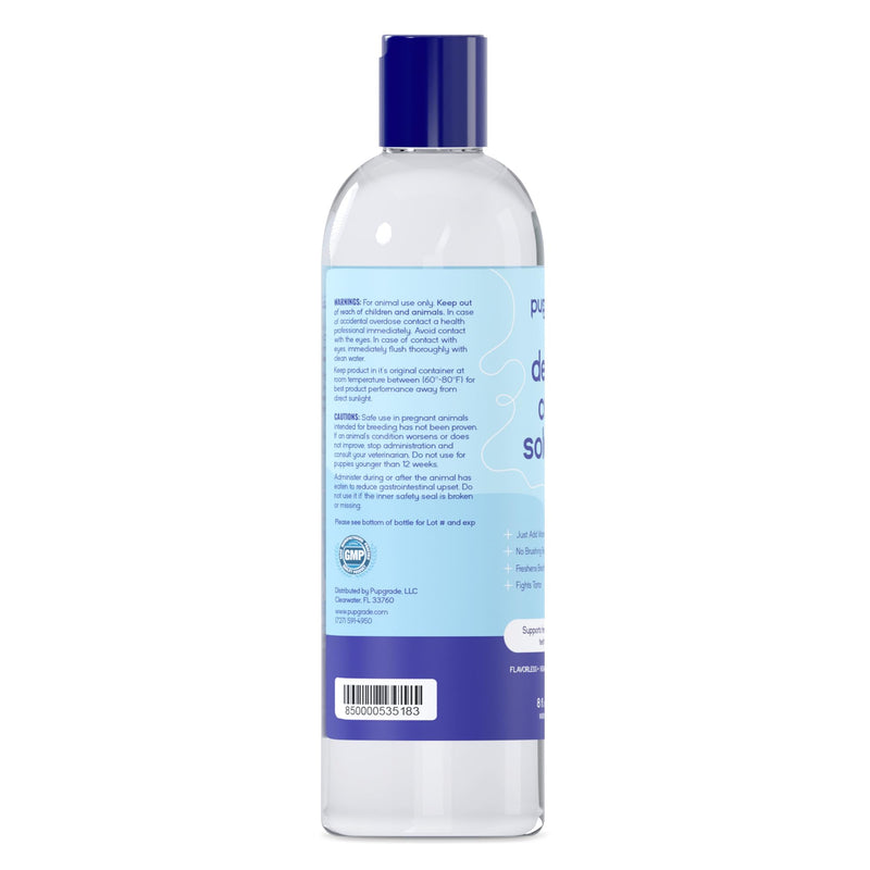 PupGrade Dental Care Water Additive Solution - Advanced Oral Care for Dogs - Dental Rinse for Fresh Breath to Fight Against Bad Breath, Plaque, and Tartar - PawsPlanet Australia
