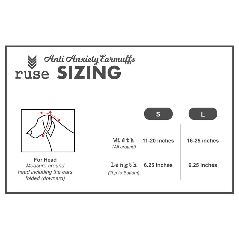 Ruse. Anti Anxiety Dog Ear Muffs/Large-PCL1800001DEM_L L Baby Pink