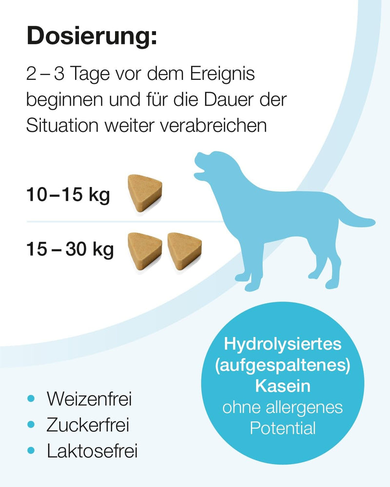 Vetoquinol Zylkene Chews 225 mg | Double pack | 2 x 14 Chews | Supplementary food for dogs and cats | greater well-being in unfamiliar situations - BeesActive Australia