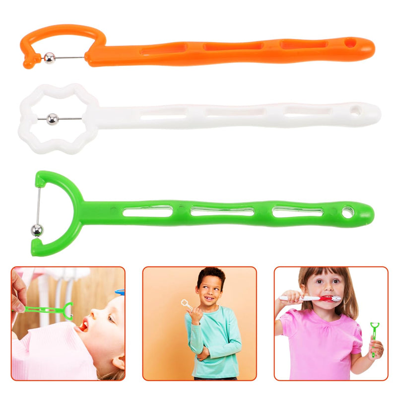 Didiseaon 3pcs Oral Muscle Trainer Tongue Muscle Exerciser for Kids Speech Therapy Materials and Oral Motor Therapy Tool for Jaw and Tongue Training