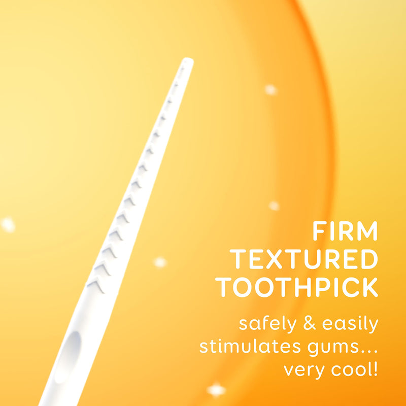 Grin Softstx, Gentle Dental Picks, 90 Count, Soft Flexible Bristles, Textured Plaque Removing Toothpick, Minty Flavor, for Between Teeth, Refillable Hygienic Case, for Braces, Bridges, and Implants 90 Count (Pack of 1) - BeesActive Australia